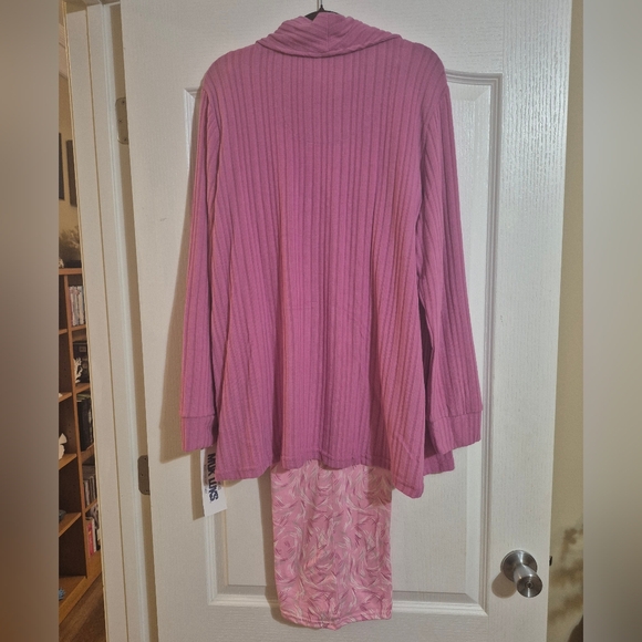 NEW! Muk Luks Pink XL Women's Sleepwear 3 Piece Set - Picture 3 of 9